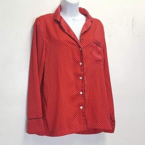 aerie pajama top long sleeve